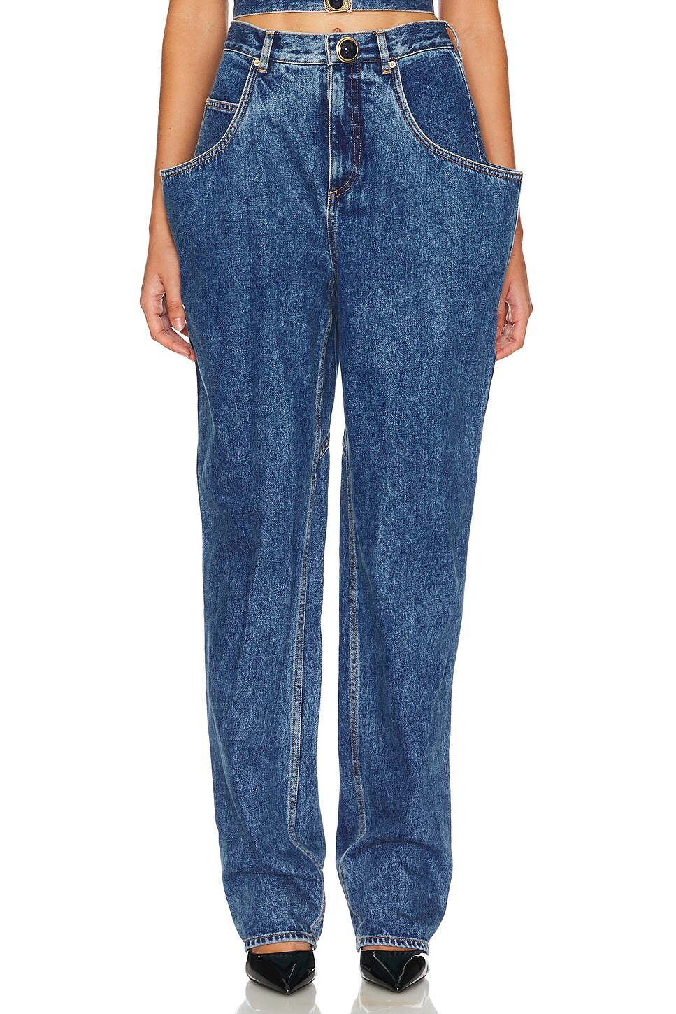 Flare Pocket Wide Leg