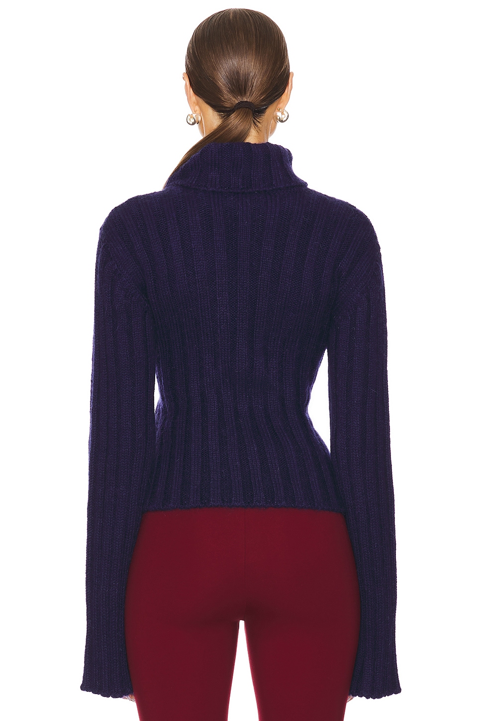 Twisted Turtleneck Sweater - Thumbnail 3