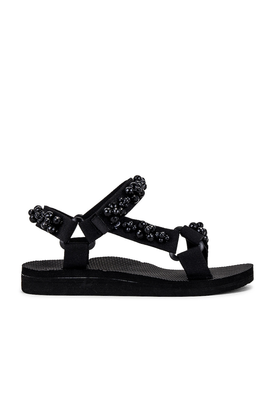 Arizona Love Trekky Pearl Sandal in Black Pearl | REVOLVE