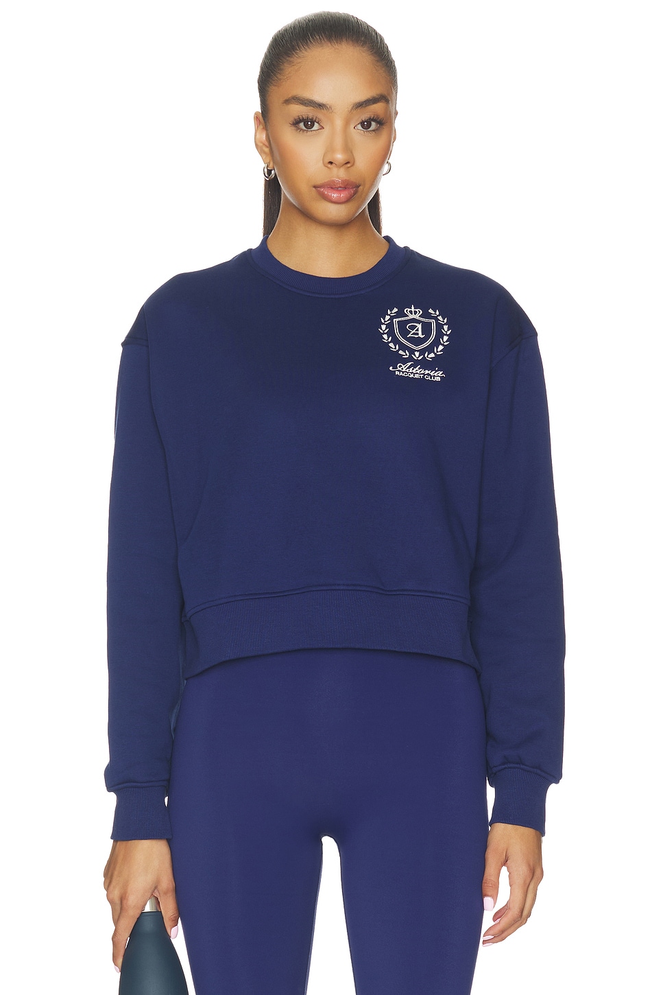 Racquet Club Cropped Sweatshirt