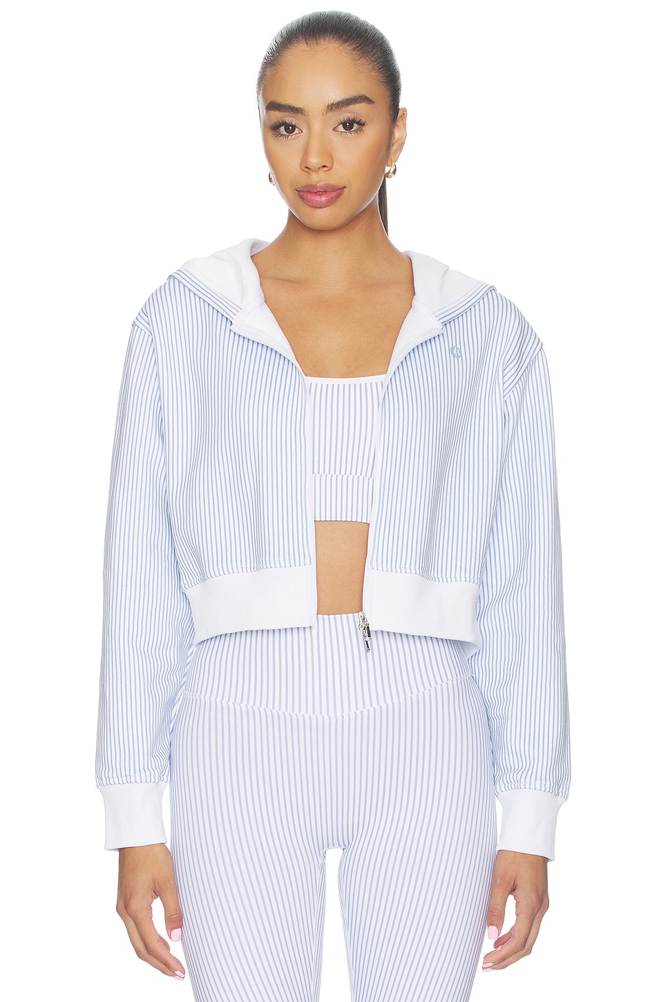 Cropped Zip Hoodie Jacket