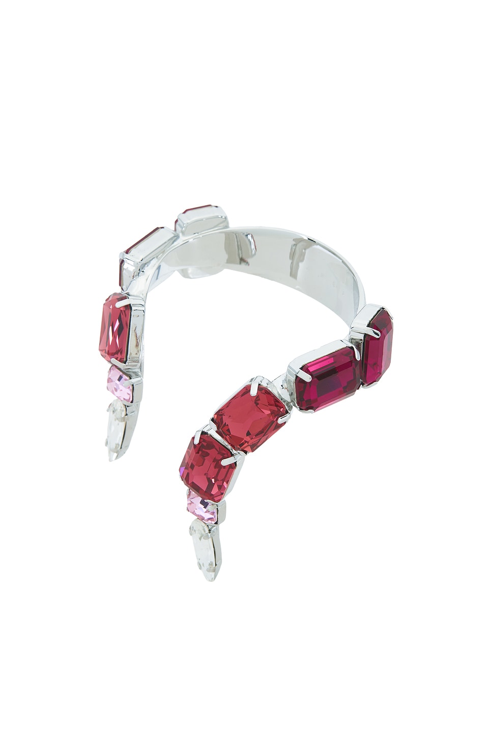 Ombre Crystal Wrap Cuff Bracelet