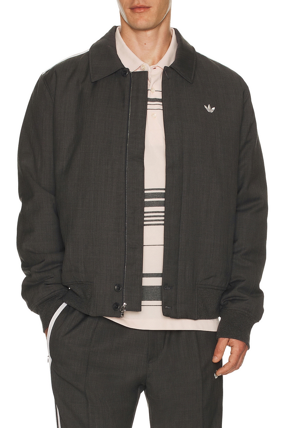 adidas by Wales Bonner WB ブルゾン - Dark Grey Heather | REVOLVE