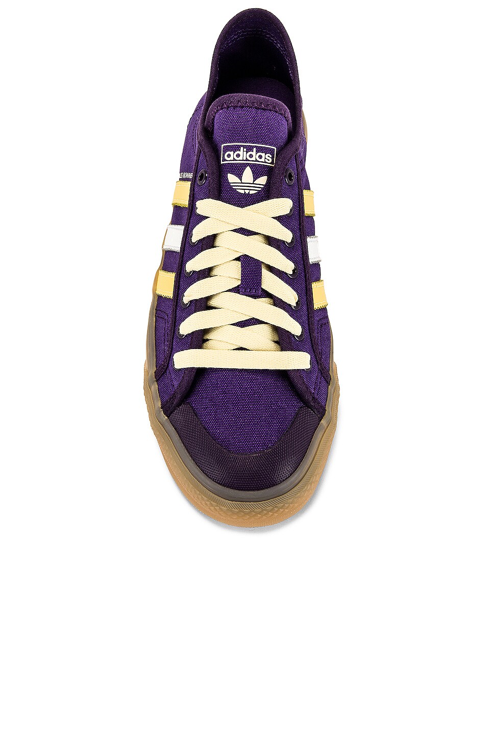 wales bonner purple adidas edition nizza sneakers