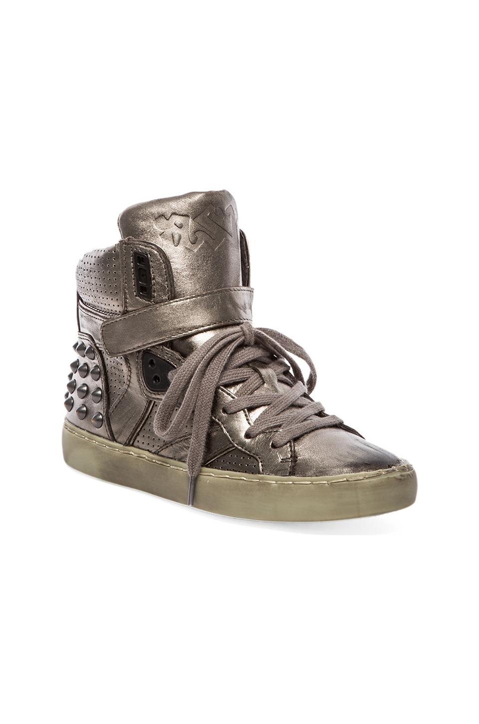 Ash Skunk Sneaker in Piombo/Military Outsole