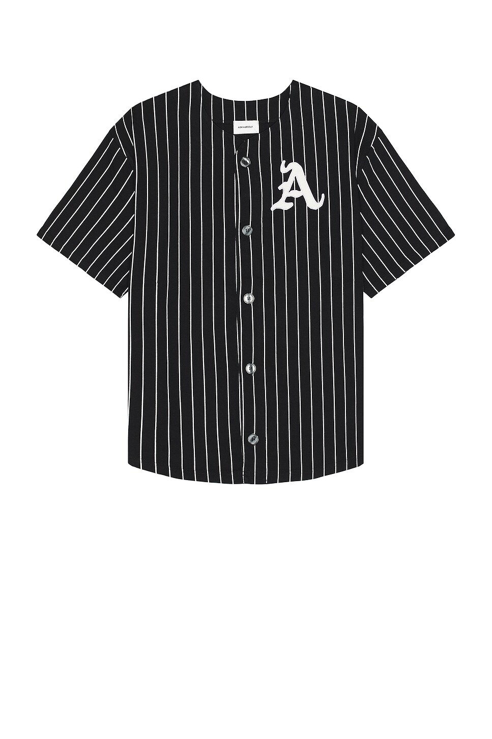 Askyurself Banned Baseball Shirt in Black & White | REVOLVE 