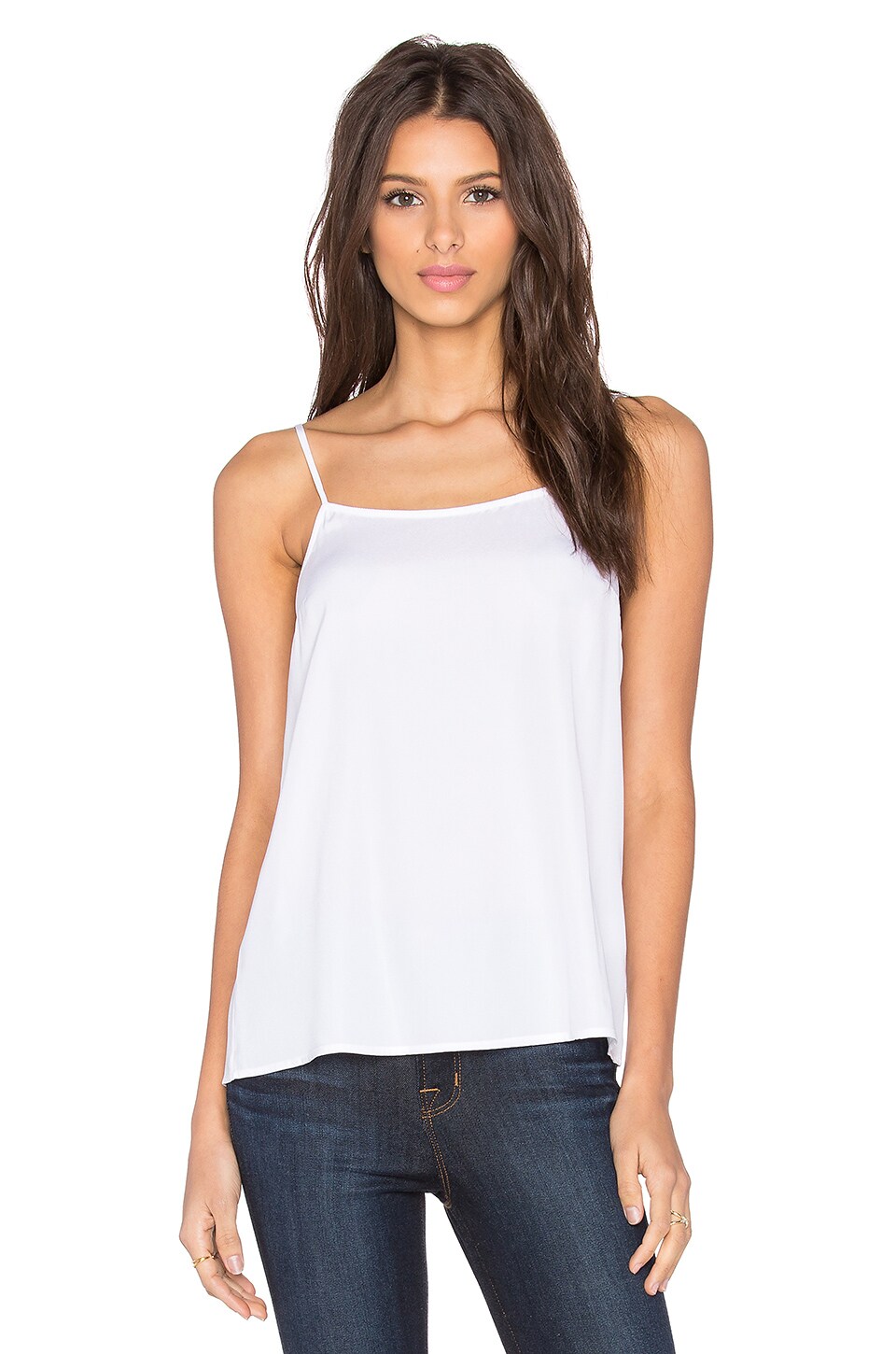 Assembly Label Scoop Neck Cami in White | REVOLVE