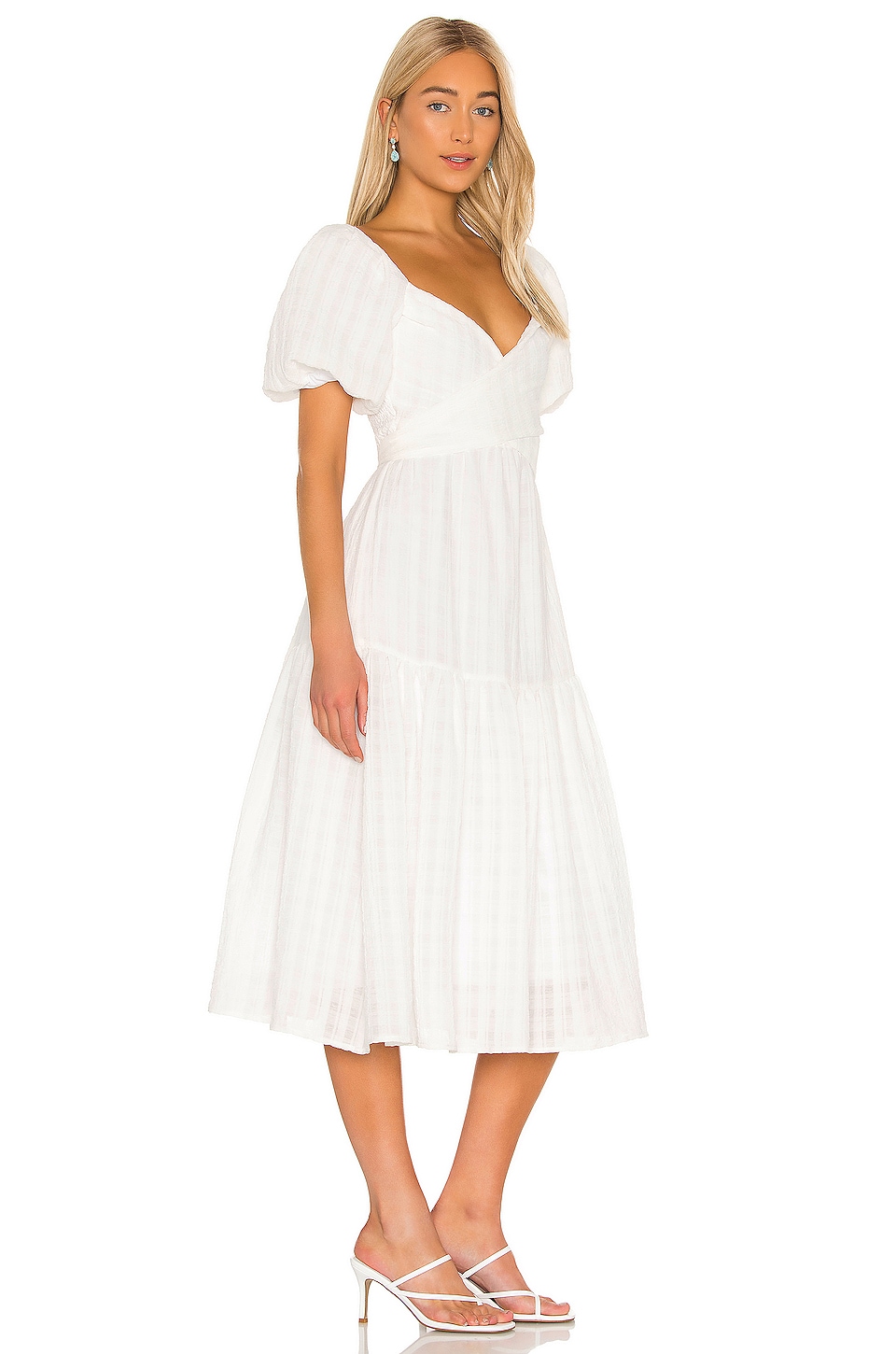 ASTR the Label Sonnet Dress in White | REVOLVE