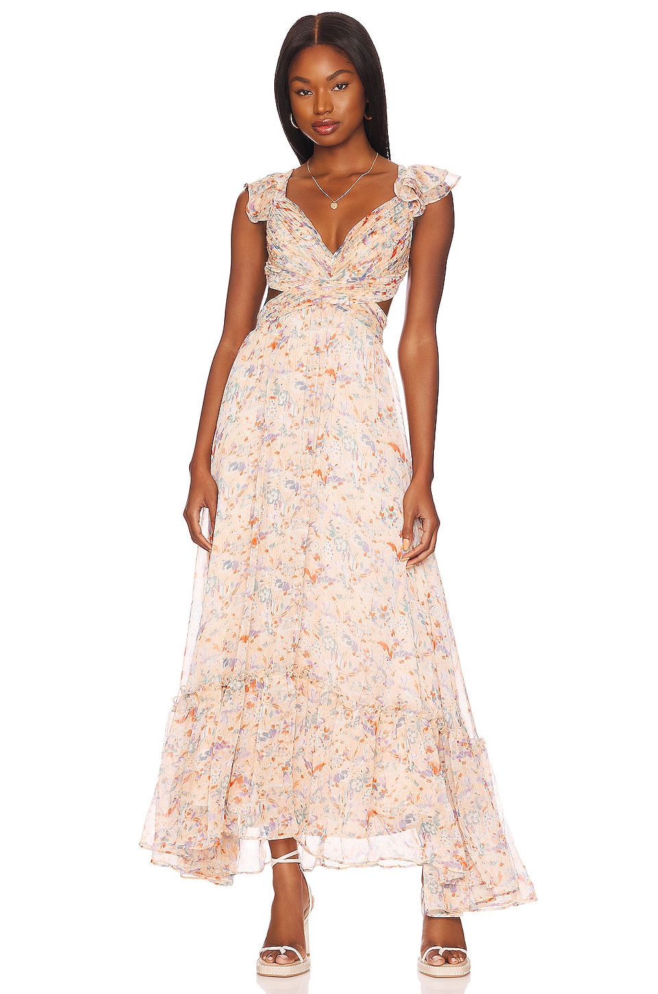 Vila Clothes Off-The-Shoulder Dress primrose elegant Fashion Dresses Off-The-Shoulder Dresses 