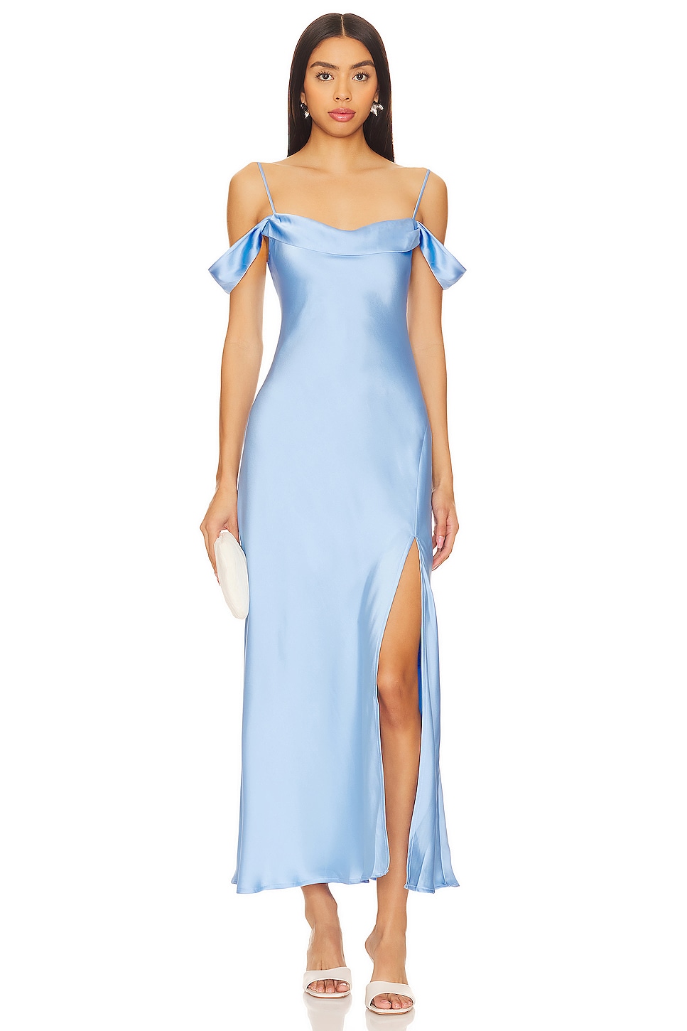 ASTR the Label Kitura Dress in Blue REVOLVE