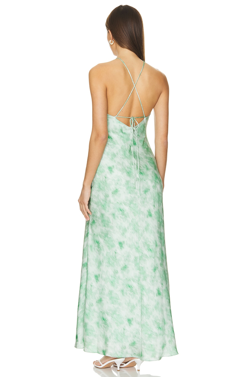 slim fit dress slacks Kalia Halter Floral Midi Dress main image 1