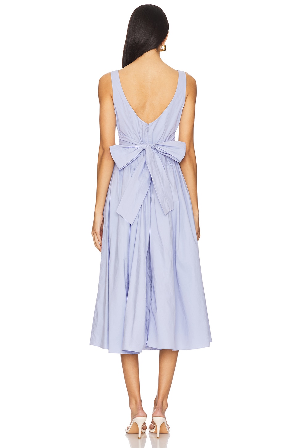 astr the label women's vinya sleeveless cotton midi dress Vinya Dress