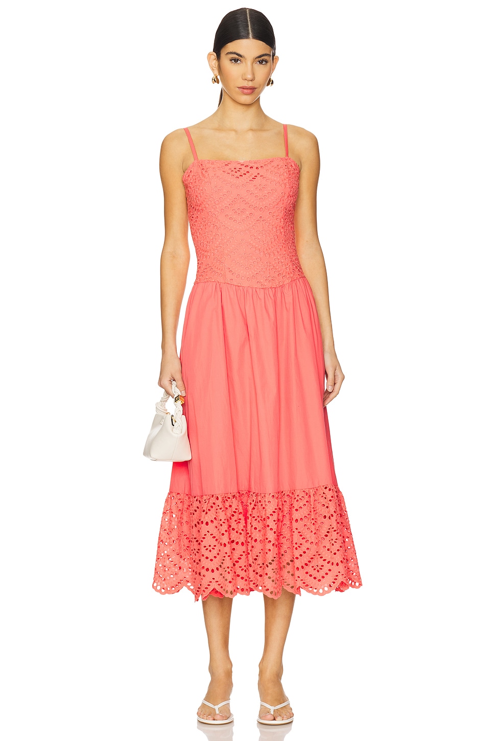 ASTR the Label Nathalia Dress in Coral | REVOLVE