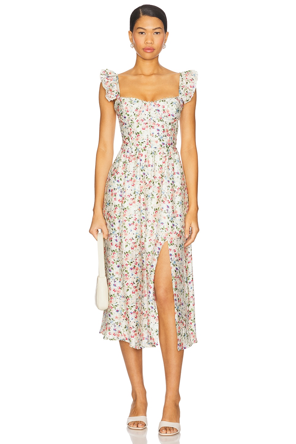 ASTR the Label Wedelia Dress in Cream Multi Floral | REVOLVE ASTR the Label Wedelia Dress in Cream Multi Floral | REVOLVE