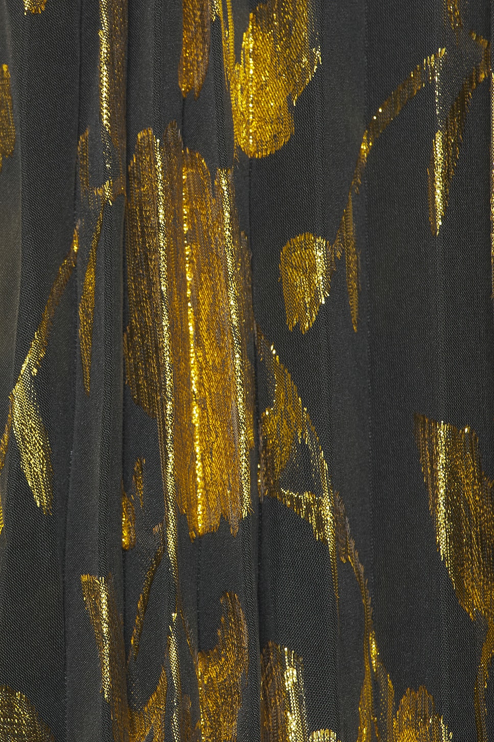 glitter print mermaid dress by cinderella divine j810 ASTR the Label | Ascella Pleated Midi Dress in Metallic Brown