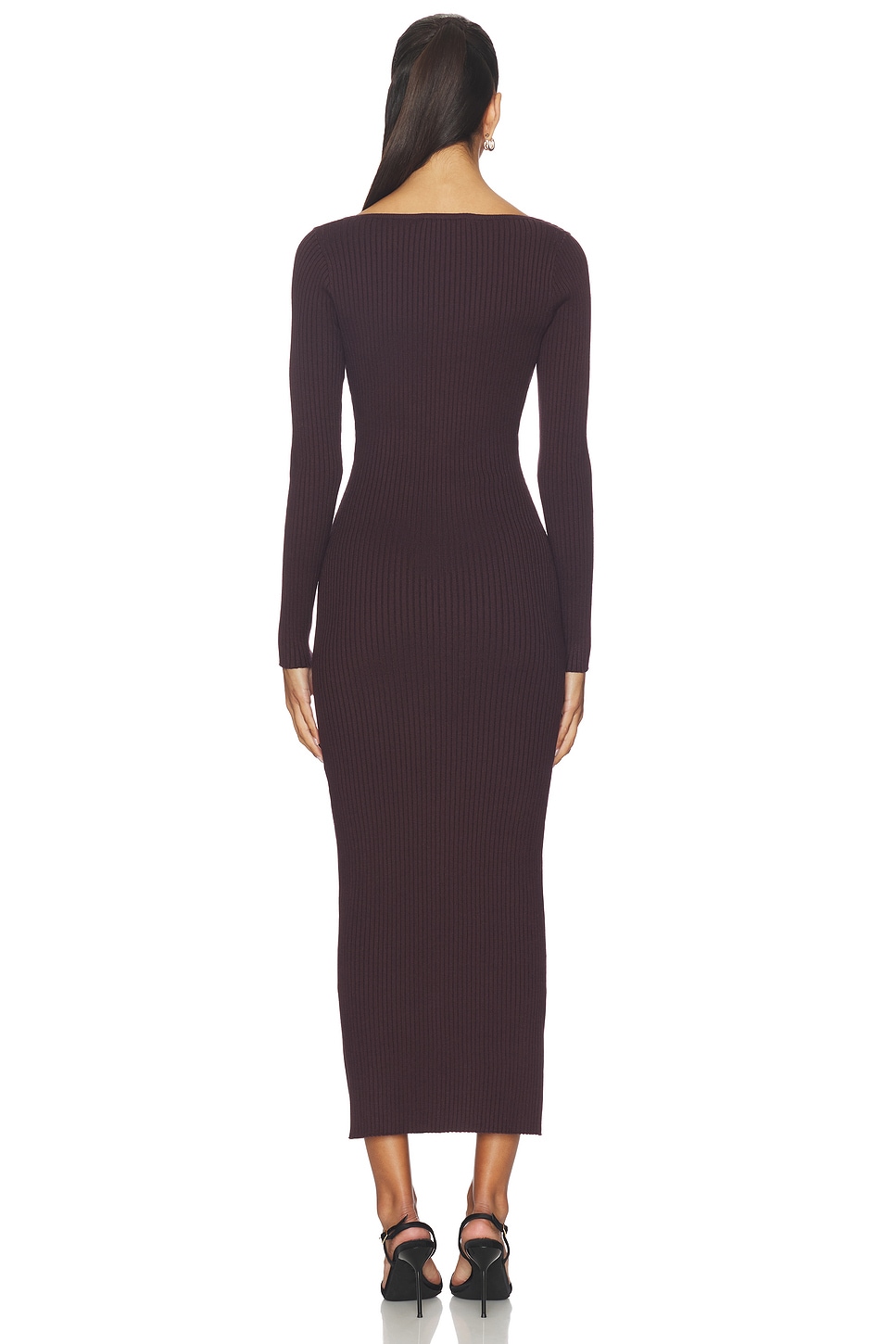 ASTR the Label Glenda Sweater Dress in Dark Brown | REVOLVE