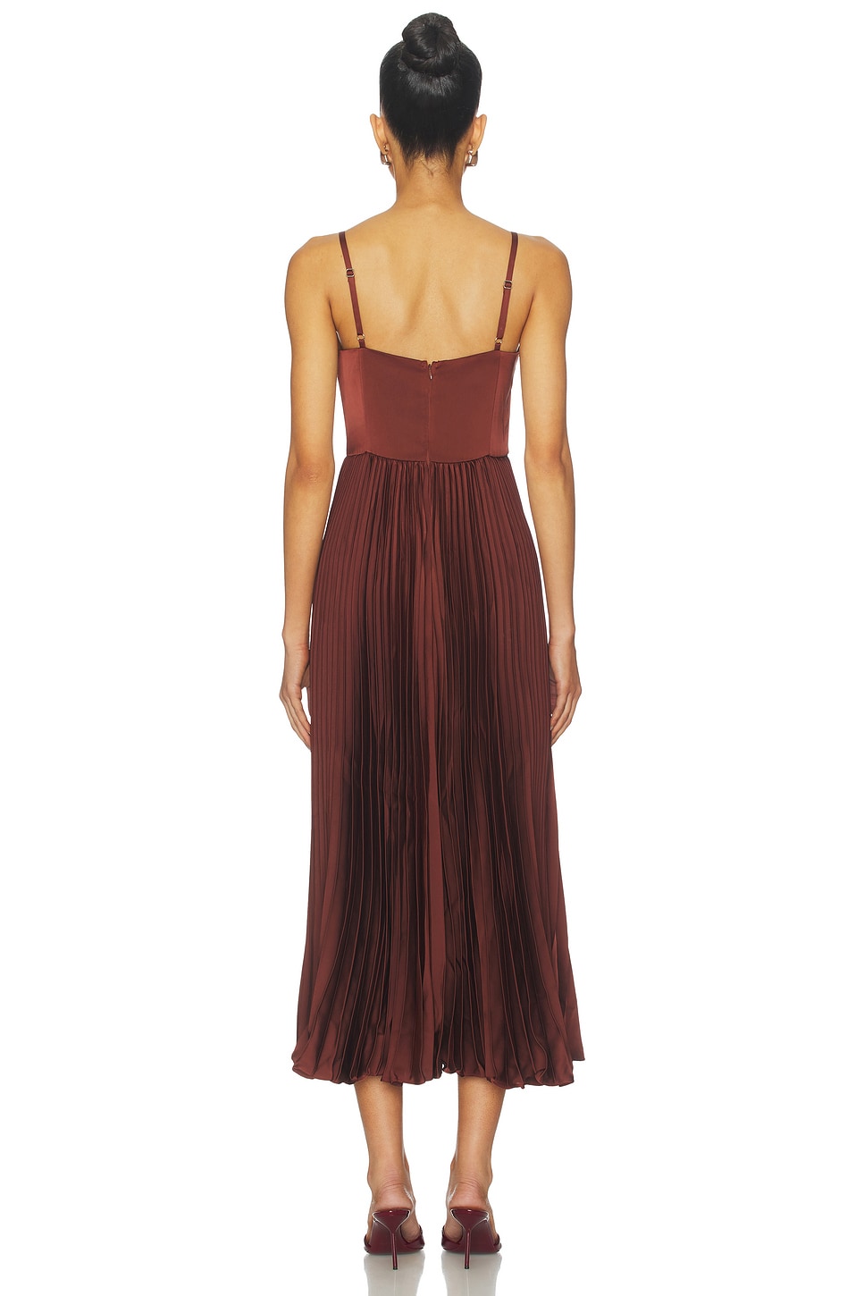 ASTR the Label Elyssa Dress in Rust Brown | REVOLVE