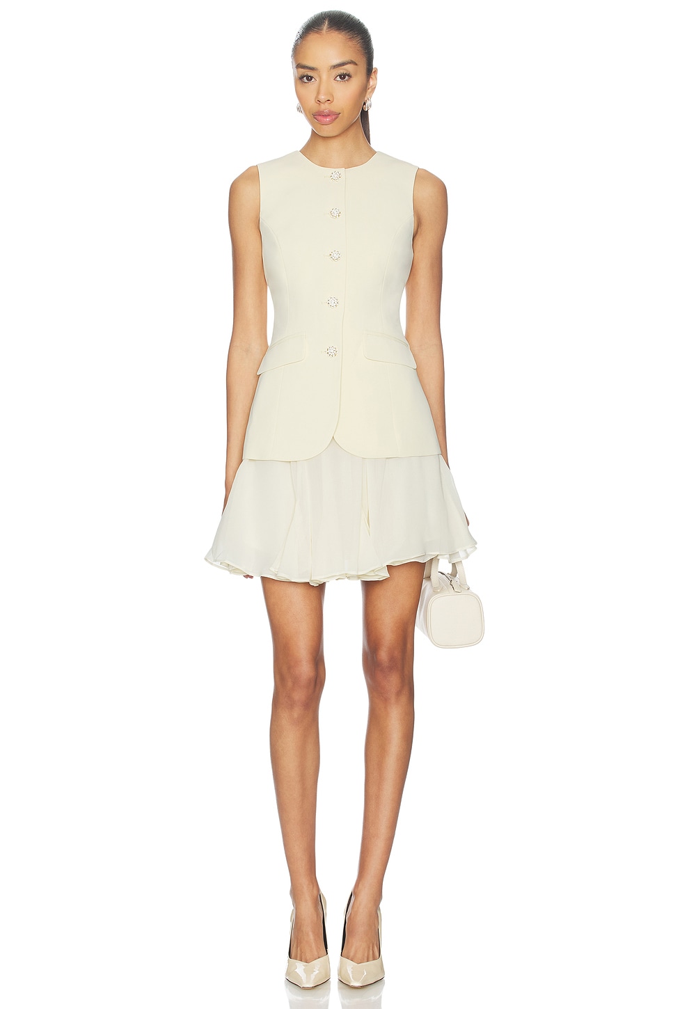 astr the label cream dress ASTR the Label Christen Dress in Cream