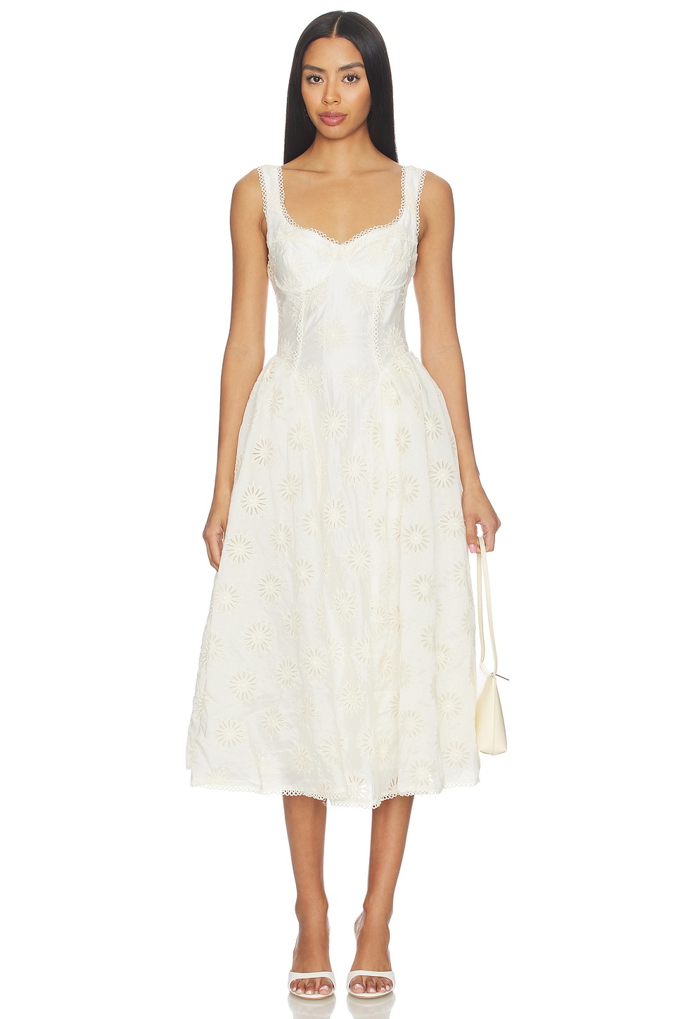 astr the label corset fit & flare dress Fenna Textured Corset Mini Dress