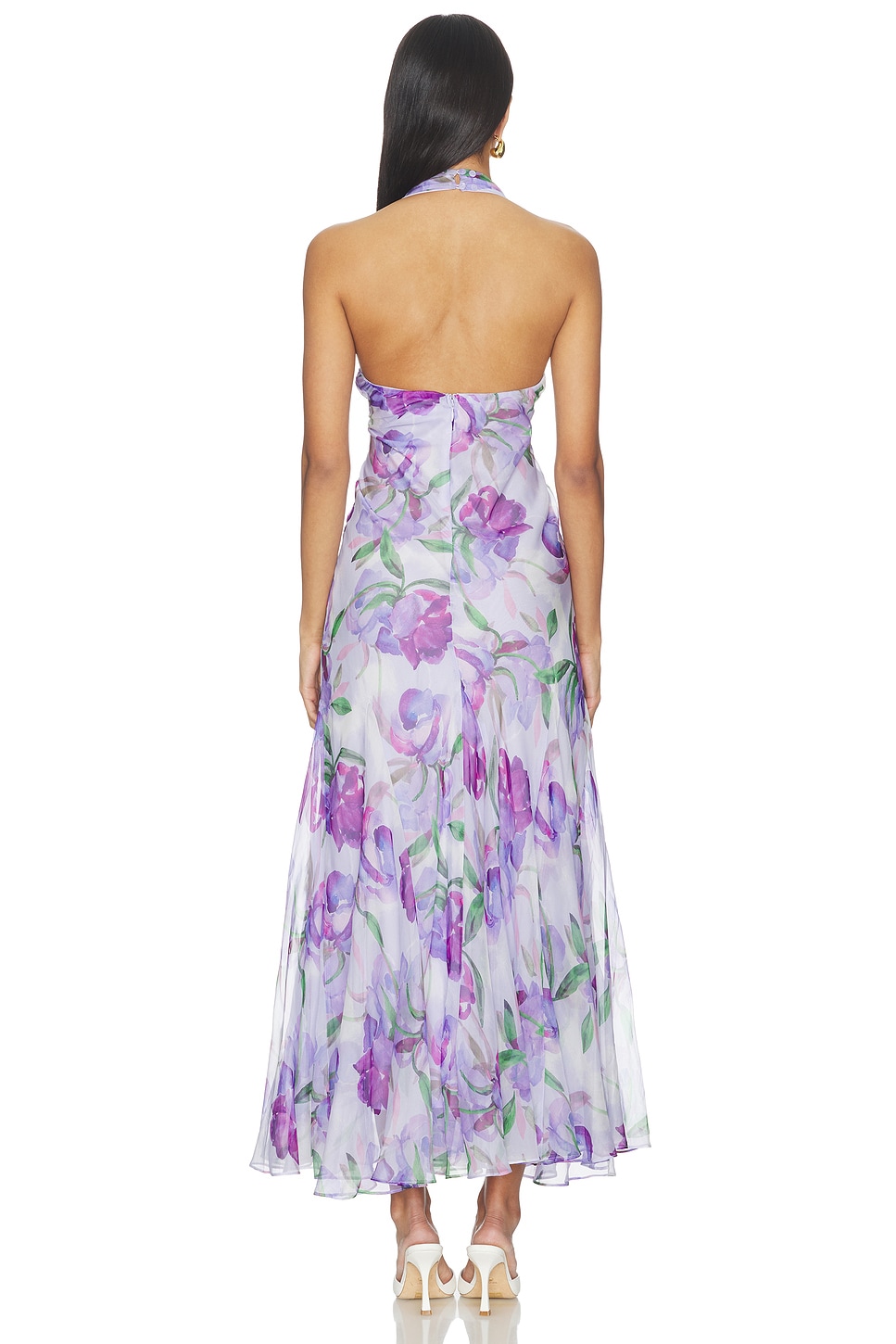 astr purple dress Halley Rhinestone Embellished Maxi Dress