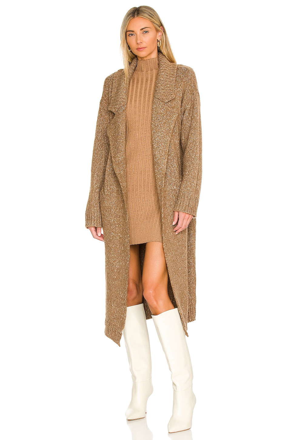 ASTR the Label Lorrie Sweater in Hazelnut Marl