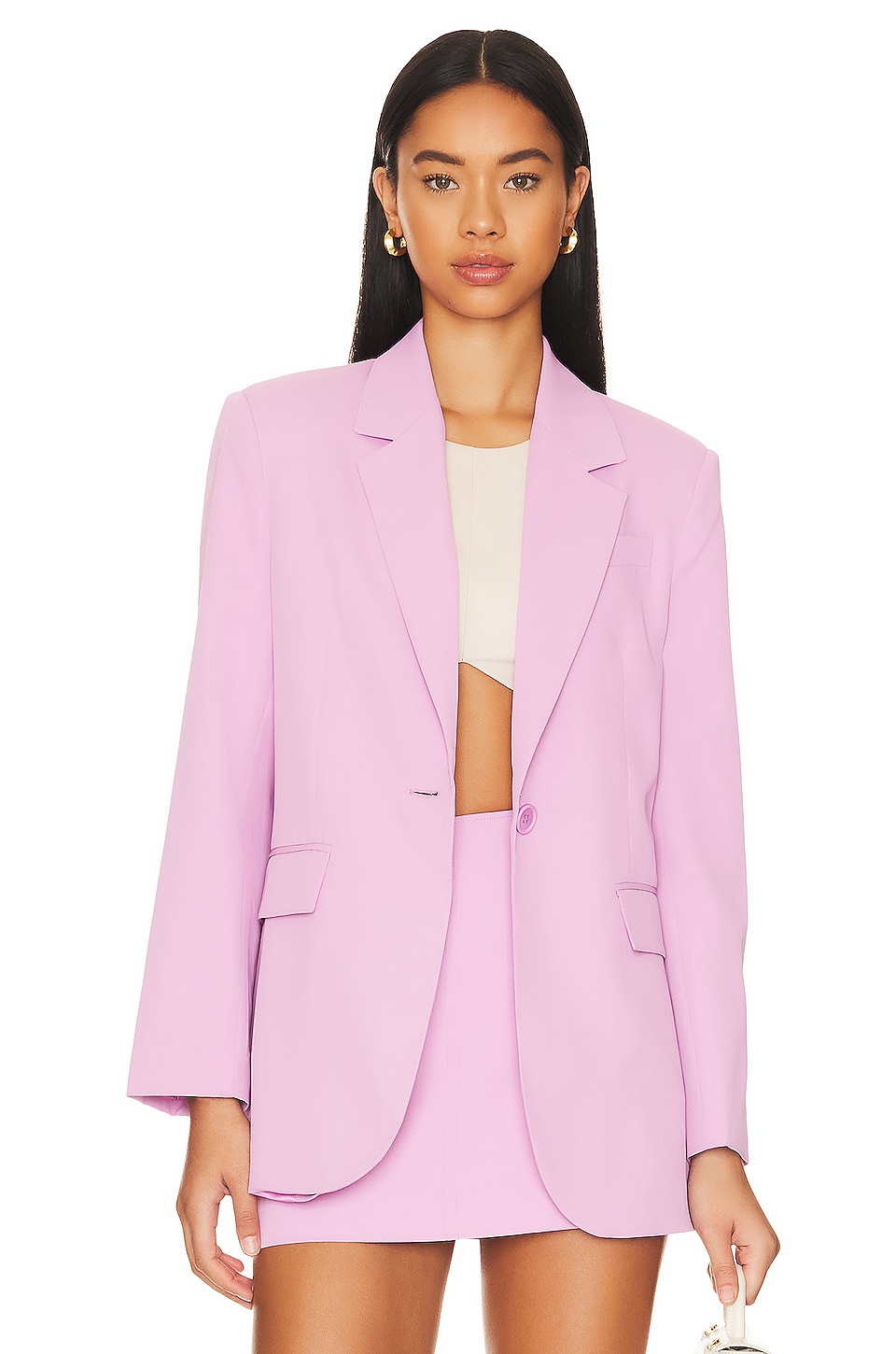 ASTR the Label Laudine Blazer in Pink | REVOLVE