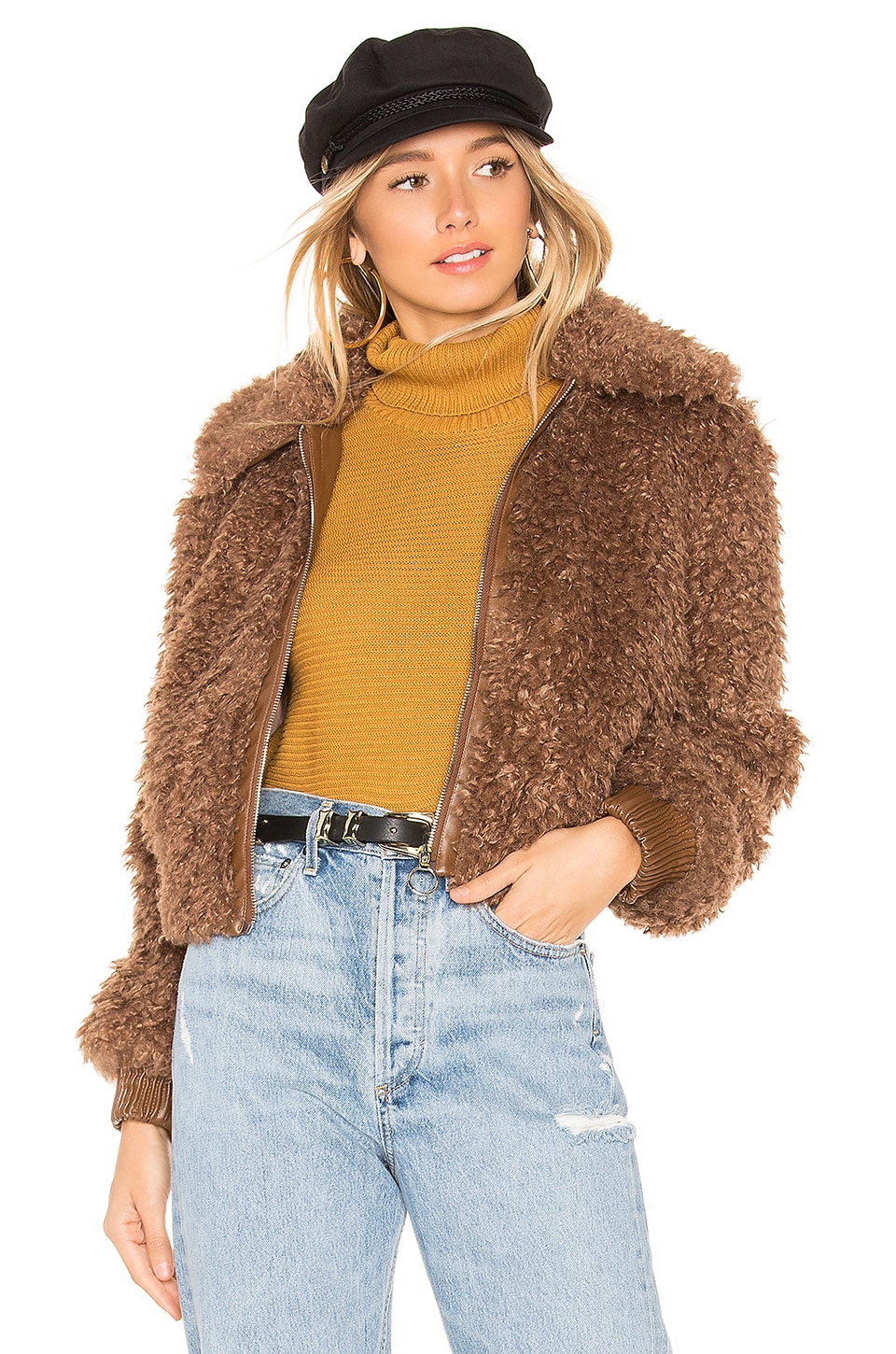 ASTR the Label Phoenix Jacket in Mocha