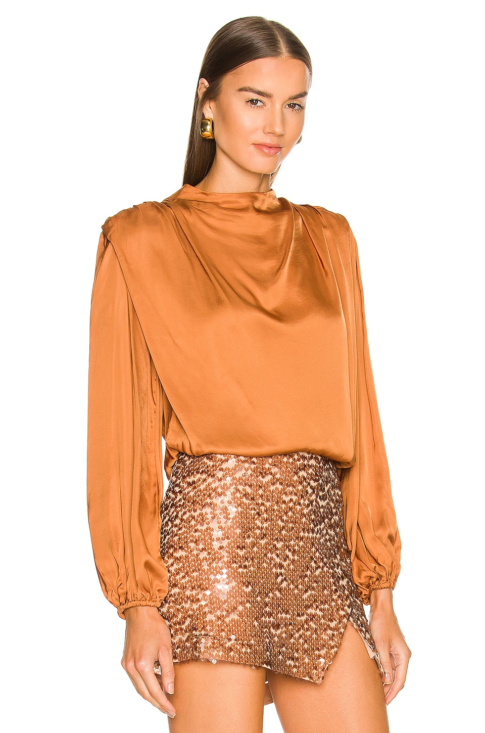 ASTR the Label Meilani Top en Golden Amber