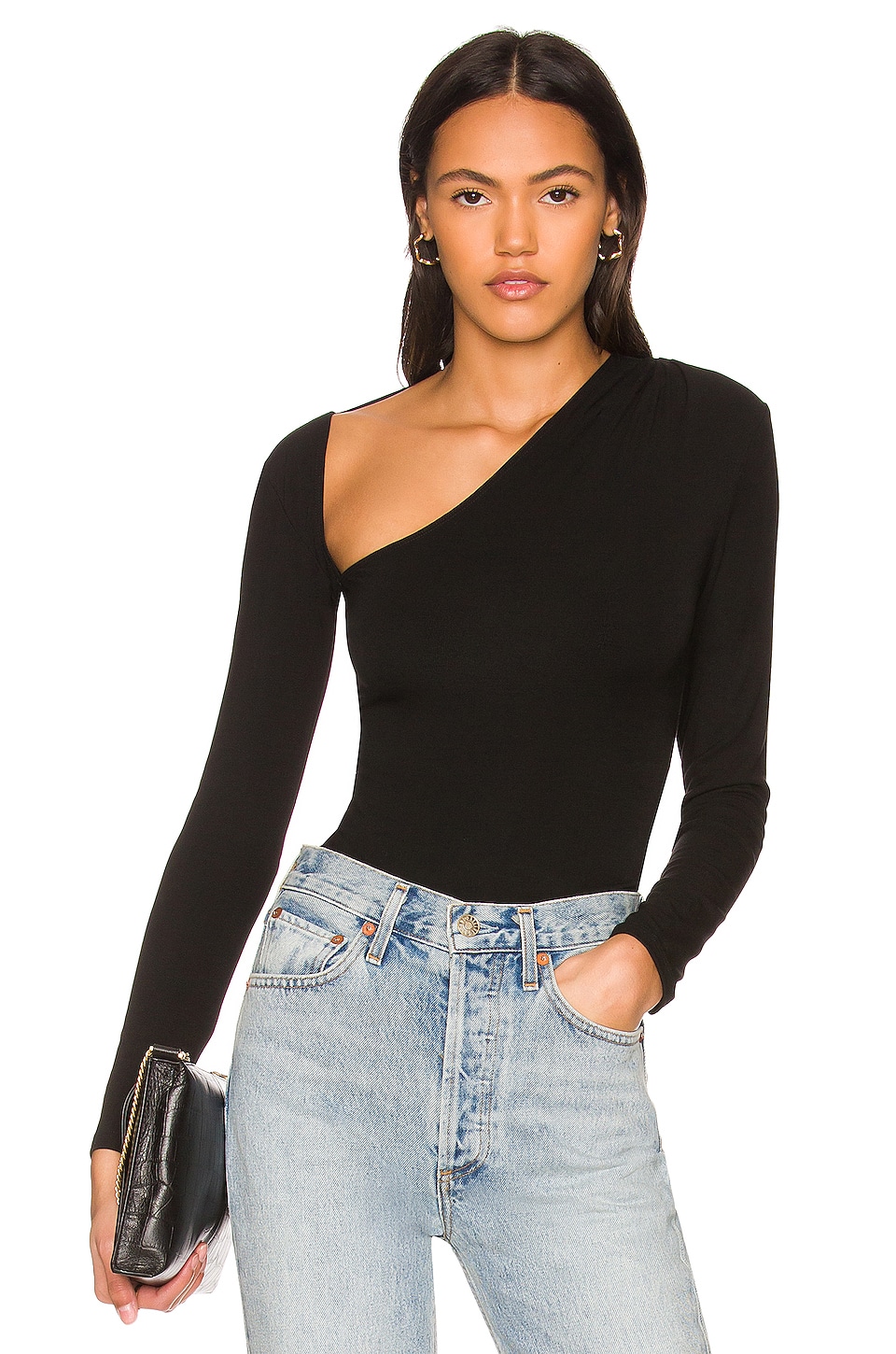 ASTR the Label Della Bodysuit in Black | REVOLVE