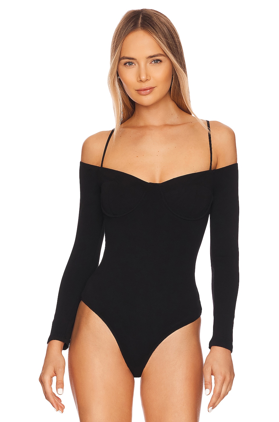 ASTR the Label Alessa Bodysuit in Black