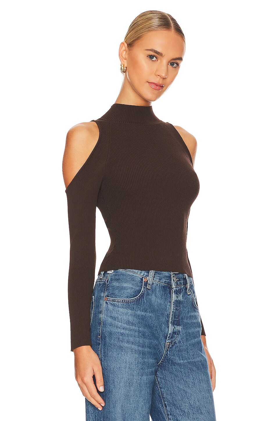 ASTR the Label Carlotta Top in Dark Olive