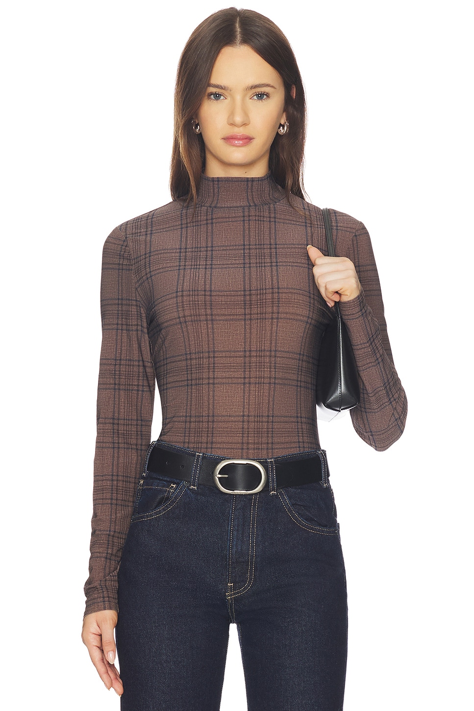 ASTR the Label Lida Top in Brown Plaid | REVOLVE