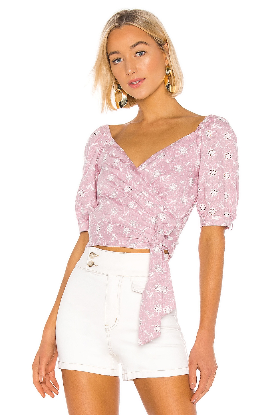 ASTR the Label Dina Top in Orchid & White | REVOLVE