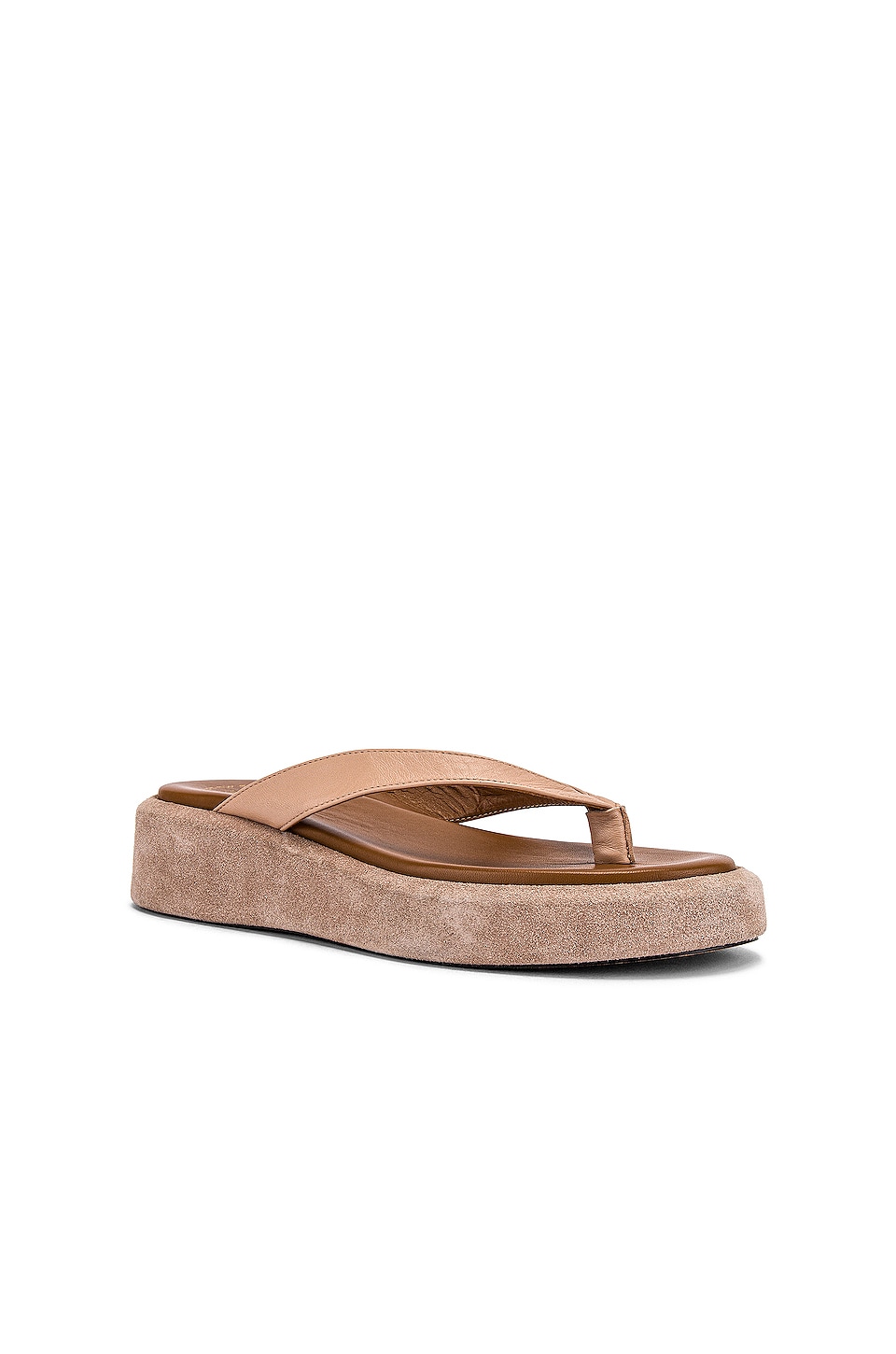 ATP Atelier Roseo Sand Nappa Sandal in Sand