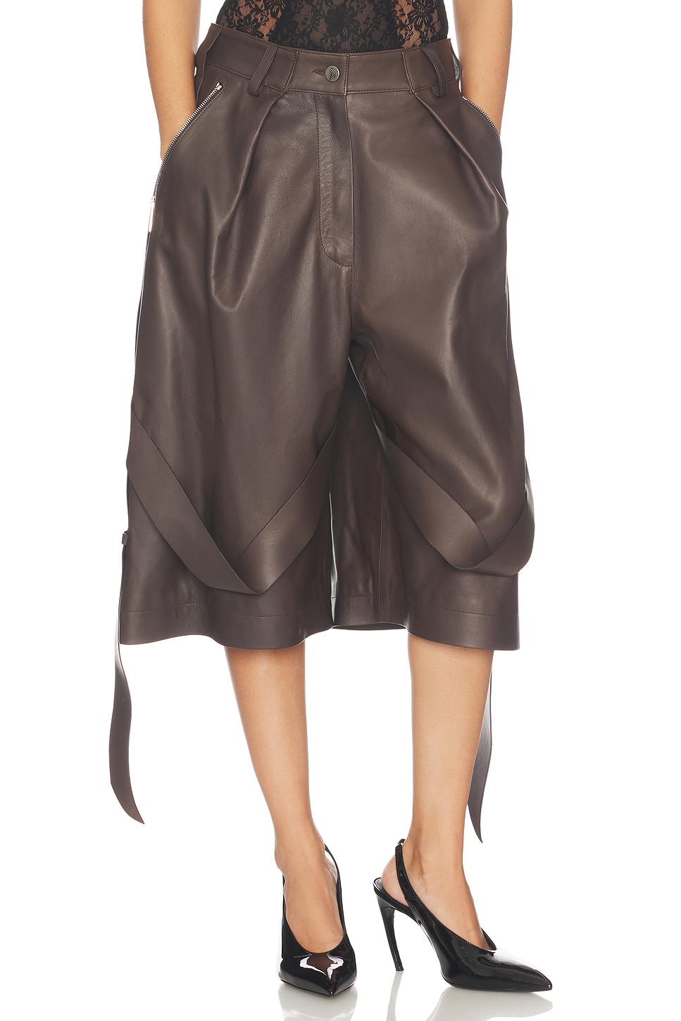 Baggy Leather Pant