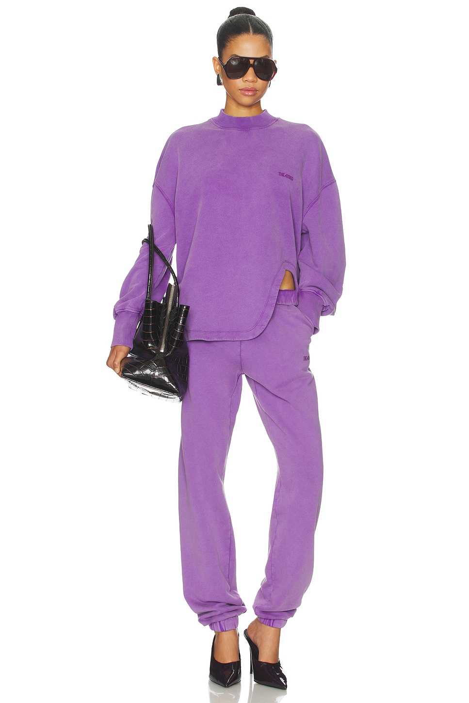 THE ATTICO Side Slit Sweatshirt