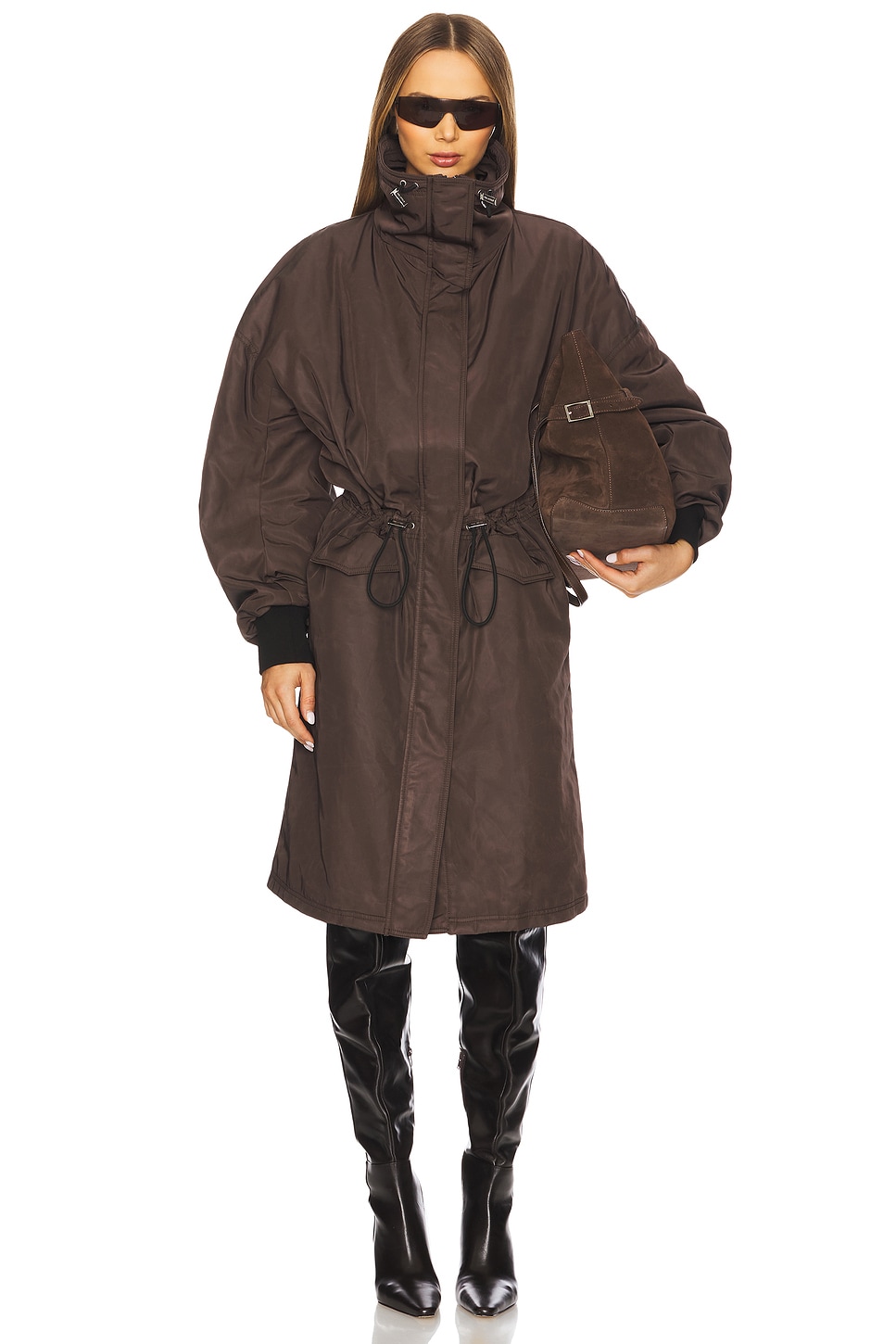 コート THE ATTICO FW25 COAT (WCC00084WWV058AA 100) THE ATTICO Wool coat | NET-A-PORTER