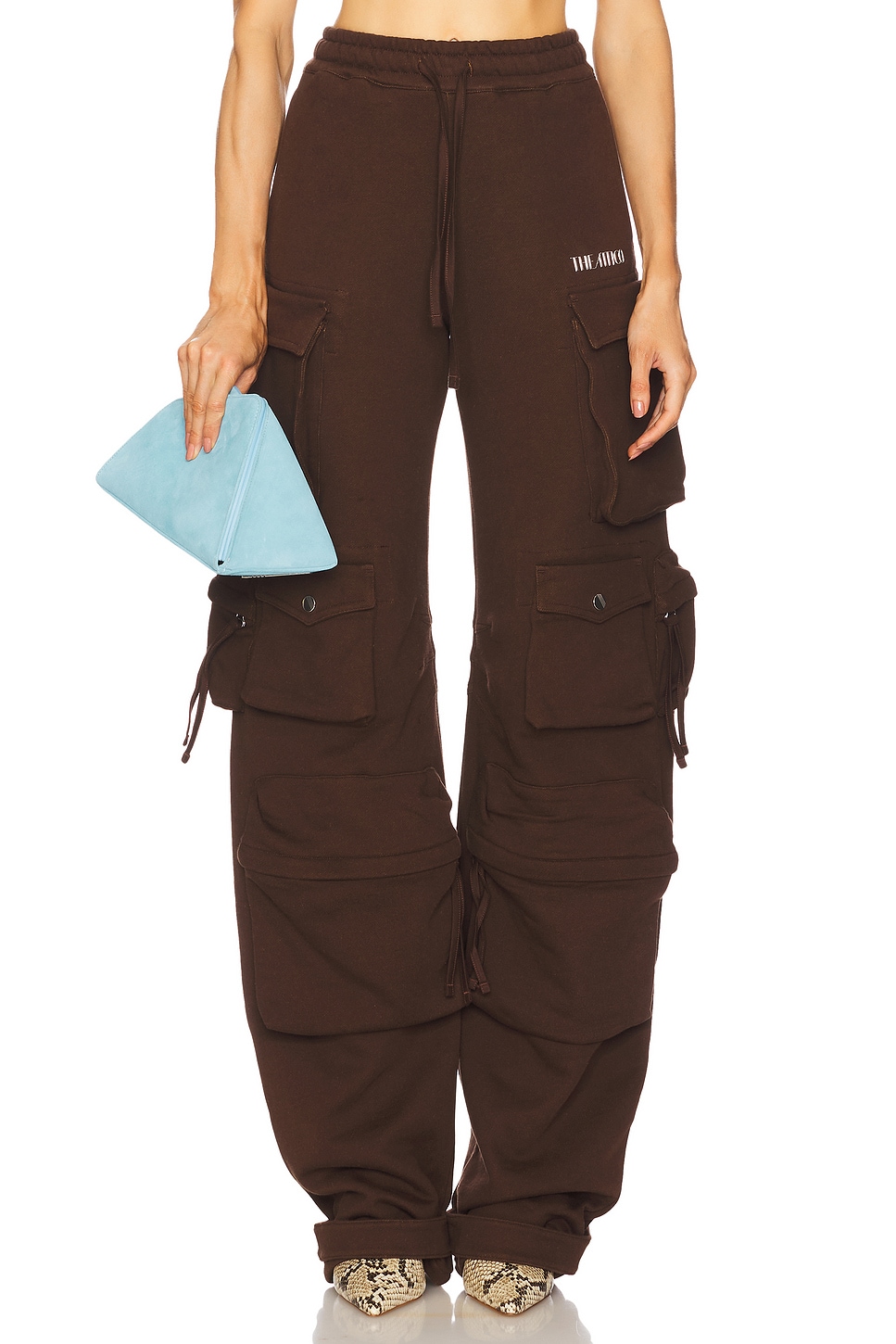 THE ATTICO パンツ - Dark Brown | REVOLVE
