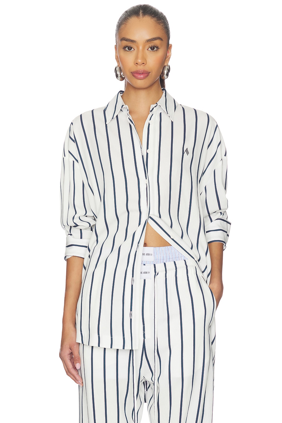 Striped Button Down Shirt
