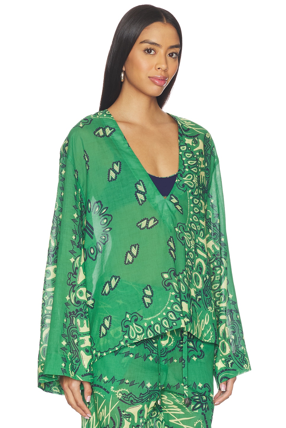 THE ATTICO Top in Bandana Print | REVOLVE