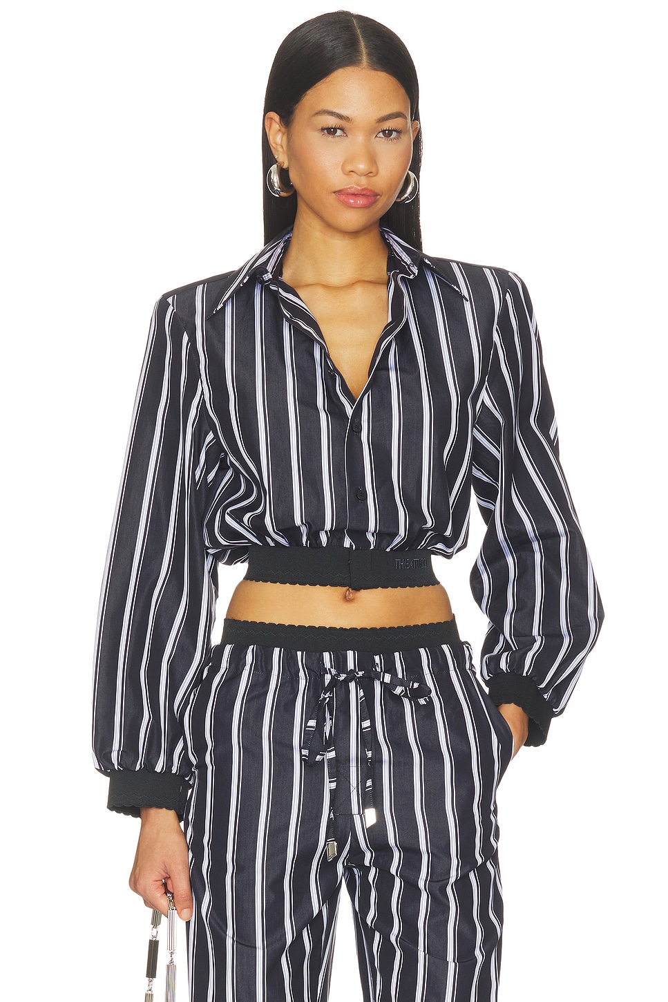 Striped Poplin Shirt