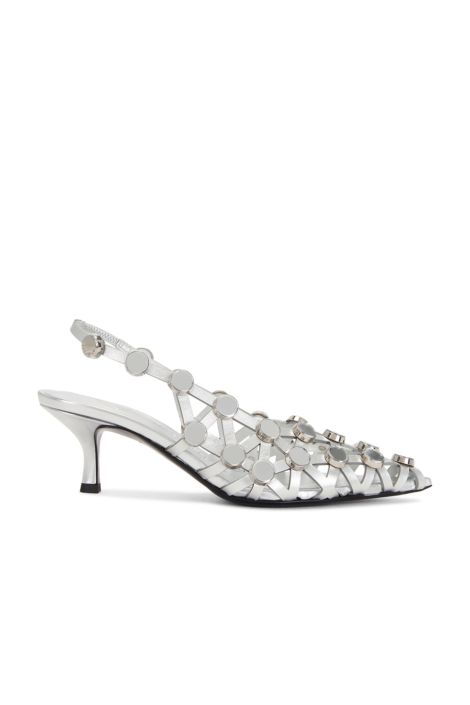 THE ATTICO 'Grid' slingback バレエシューズ フラット サンダル The Attico Grid Slingbacks | Shopbop