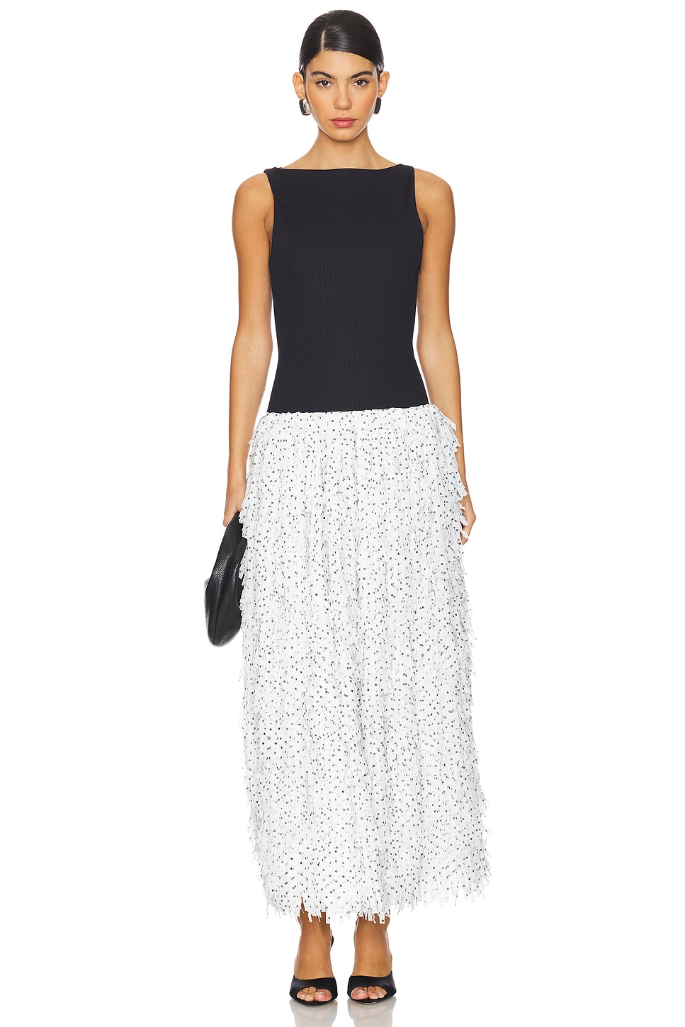 Anna Quan Leni Dress in Spot Fringe | REVOLVE