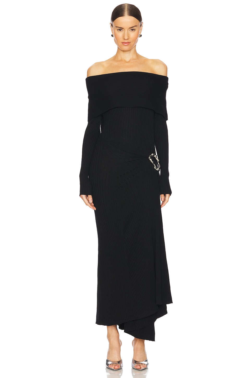 Anna Quan Phoebe Dress in Raven | REVOLVE