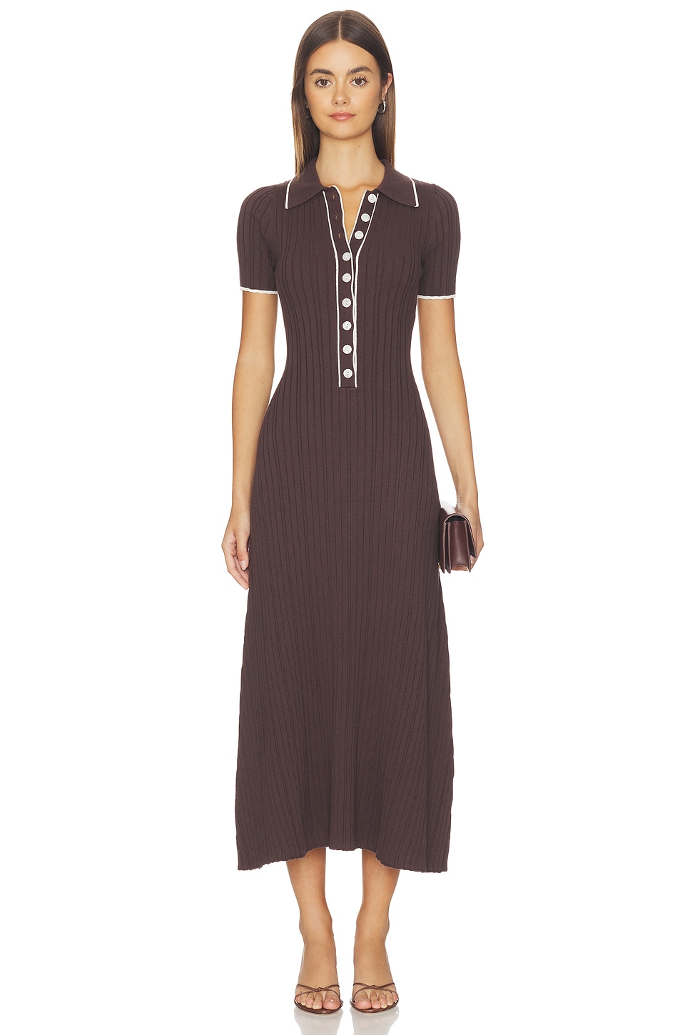 Anna Quan Penelope Dress in Mocca | REVOLVE