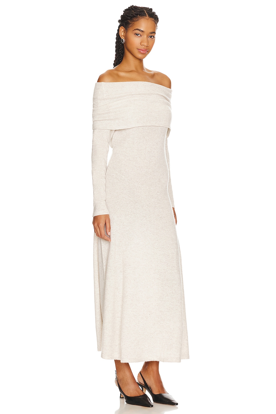 Autumn Cashmere Off The Shoulder Flared Dress