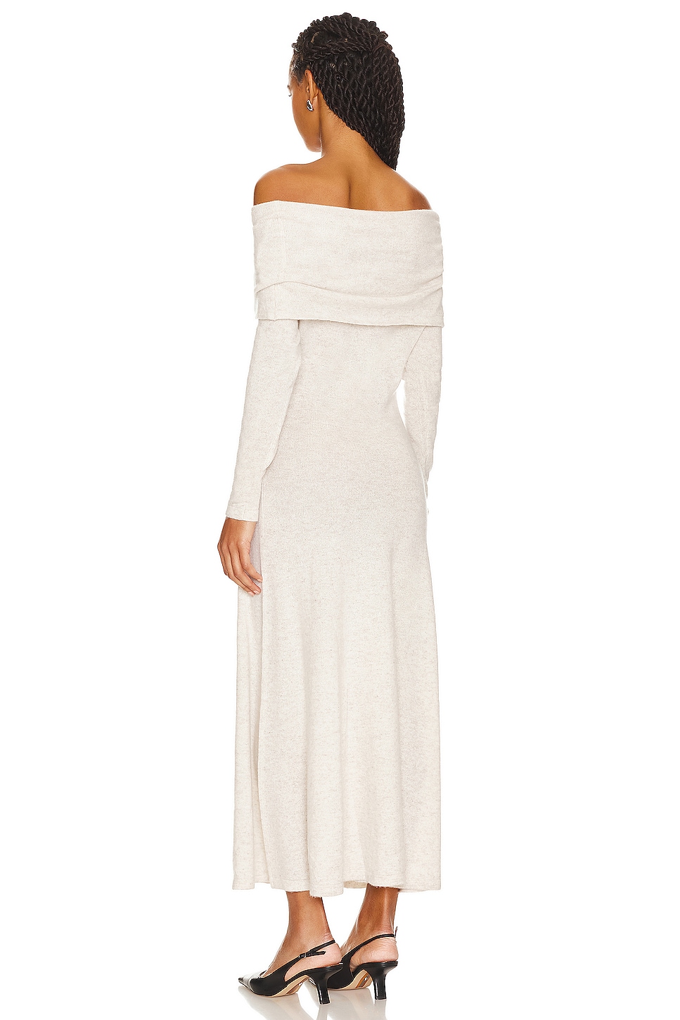 Autumn Cashmere Off The Shoulder Flared Dress