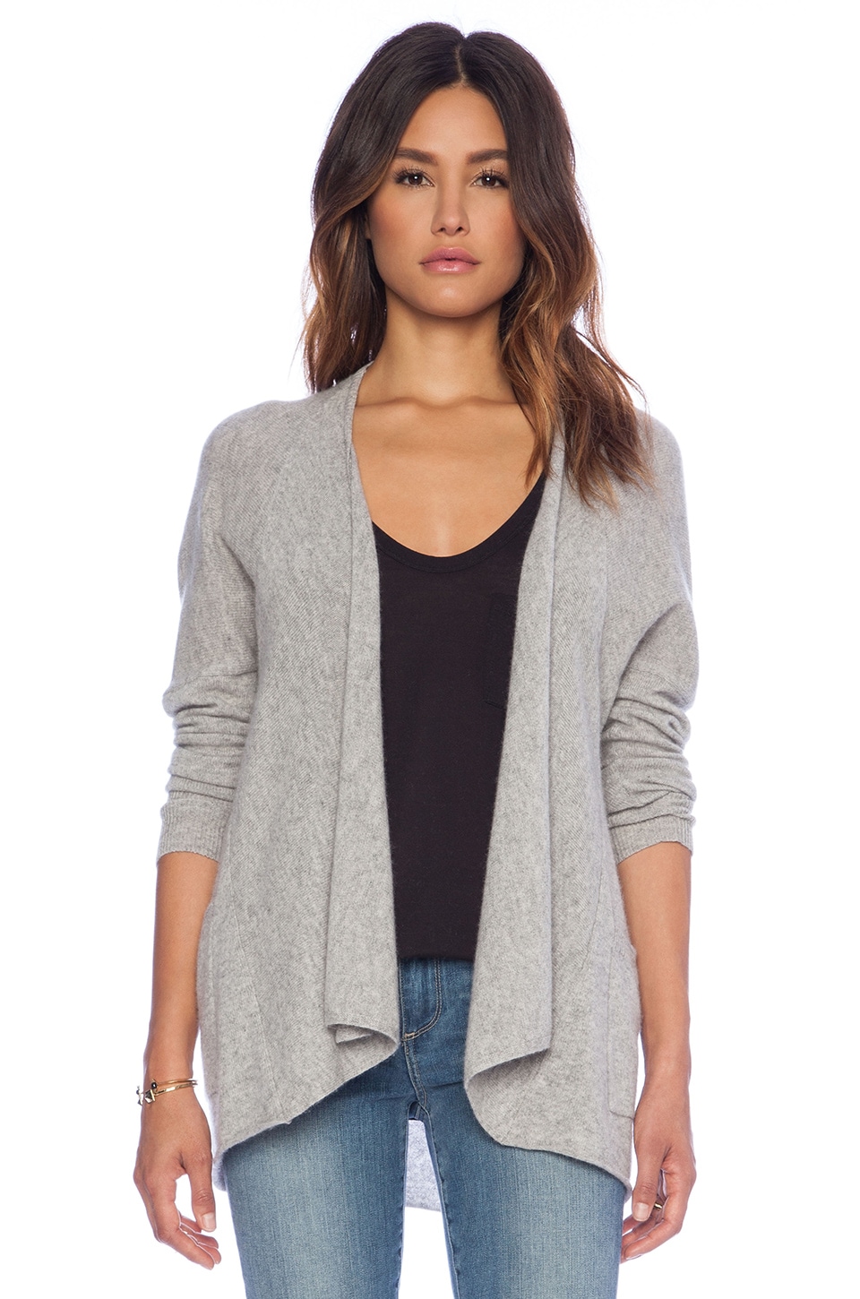 Autumn Cashmere Drape Cardigan In Sweatshirt Revolve