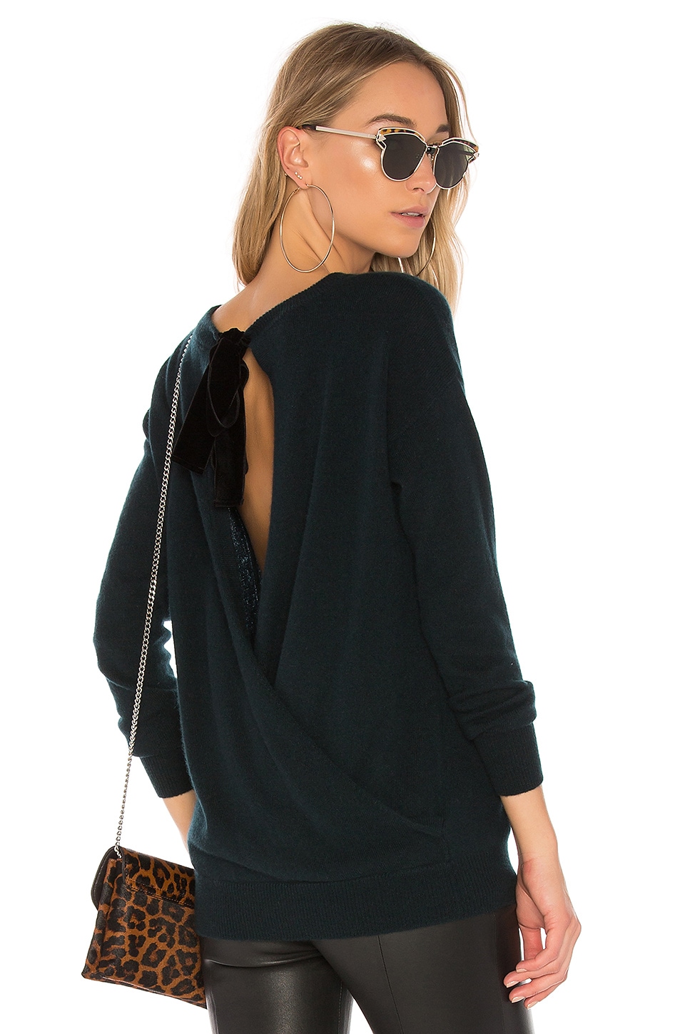 Crossover Back Sweater