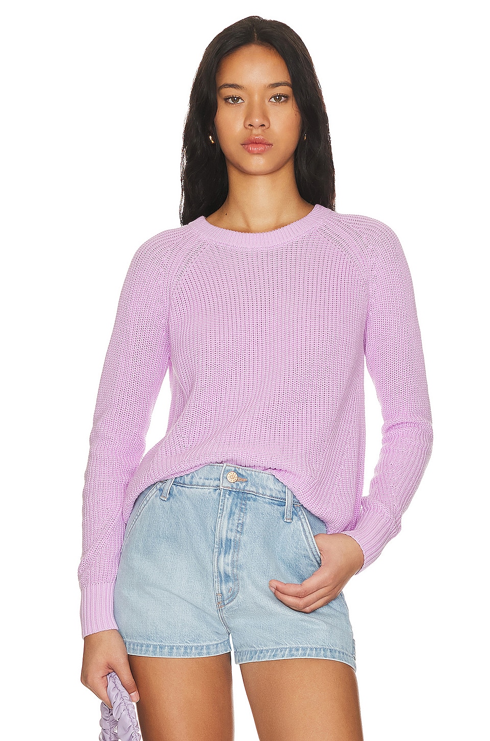 Autumn Cashmere Distressed Scallop Shaker in Primrose REVOLVE